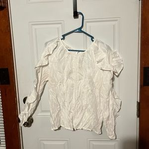 Ruffle Sleeve Blouse